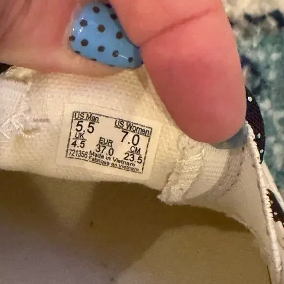 Vans FU Classic Slip-On Confetti Black White Checkered Sneakers Men 5.5 Women 7 - Picture 10 of 11